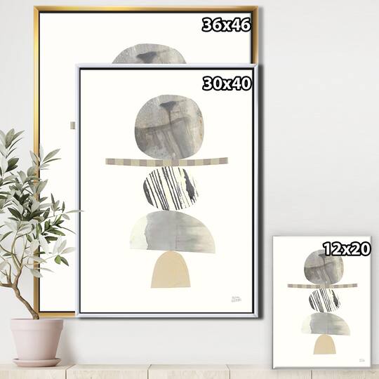 Designart - Geometric Balance Neutral I